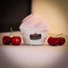 Load image into Gallery viewer, Cherry Jubilee Cupcake Bath Bomb
