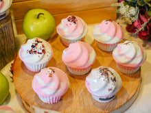 Load image into Gallery viewer, Apple Rose Cupcake Bath Bomb
