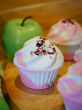 Load image into Gallery viewer, Apple Rose Cupcake Bath Bomb
